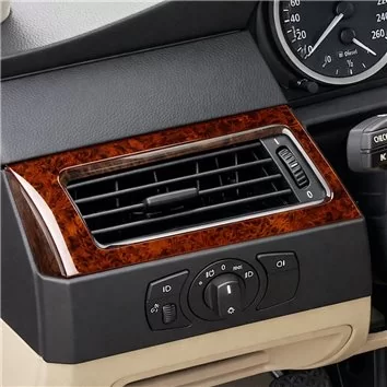 BMW 5-Series E60 2003-2008 Mascherine sagomate per rivestimento cruscotti 17-Decori