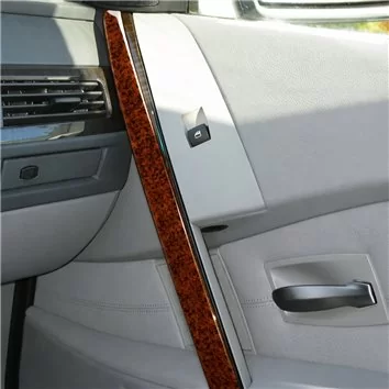 BMW 5-Series E60 2003-2008 Mascherine sagomate per rivestimento cruscotti 17-Decori