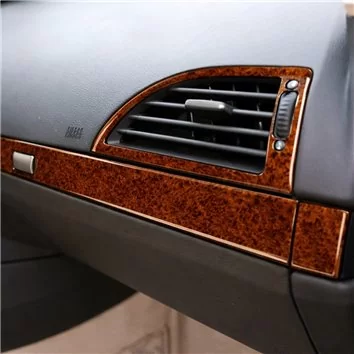 BMW 6-Series E 63 2004-2008 Mascherine sagomate per rivestimento cruscotti 34-Decori