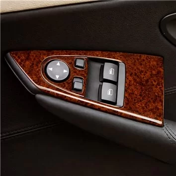 BMW 6-Series E 63 2008-2010 Mascherine sagomate per rivestimento cruscotti 34-Decori