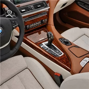 BMW 6-Series F12 F13 2011-2017 Mascherine sagomate per rivestimento cruscotti 46-Decori