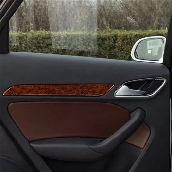 Audi Q3 ab 2015 3M 3D OVER OEM Interior Mascherine sagomate per rivestimento cruscotti 9-Decori