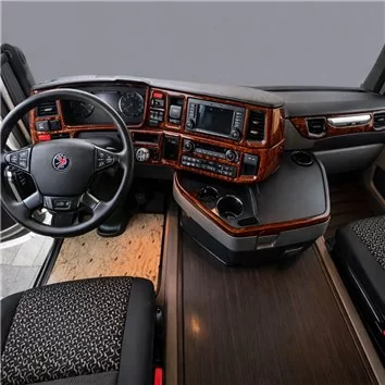 Scania NG-Series ab 2016 Basic Mascherine sagomate per rivestimento cruscotti 12-Decori