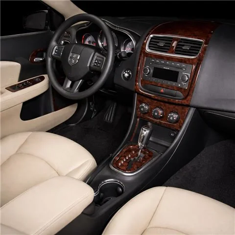 Dodge Avenger 2010-2014 kit cruscotto 3D, 15 pezzi