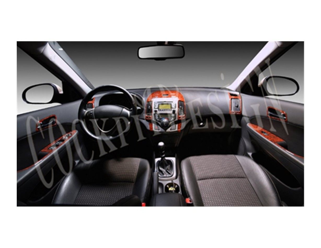 Hyundai I 30 09.2007 Kit Rivestimento Cruscotto all'interno del veicolo Cruscotti personalizzati 9-Decori