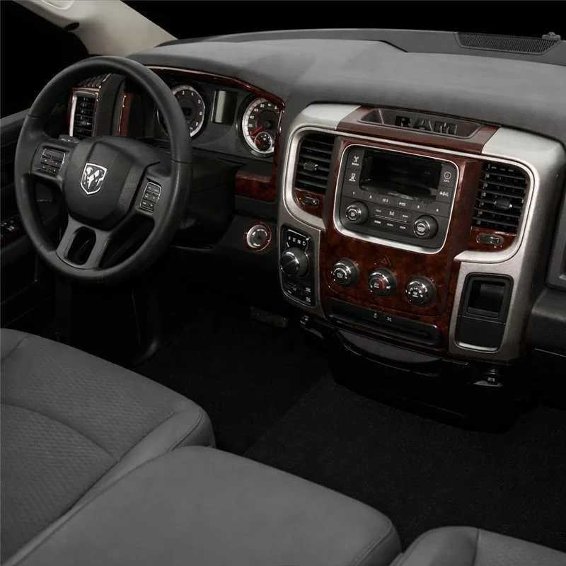 Dodge Ram 2016-2018 completo con touchscreen, con sedili sportivi anteriori, 65 Pcs kit cruscotto 3D