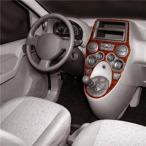 Fiat Panda 2003-2011 kit cruscotto 3D, 10 pezzi