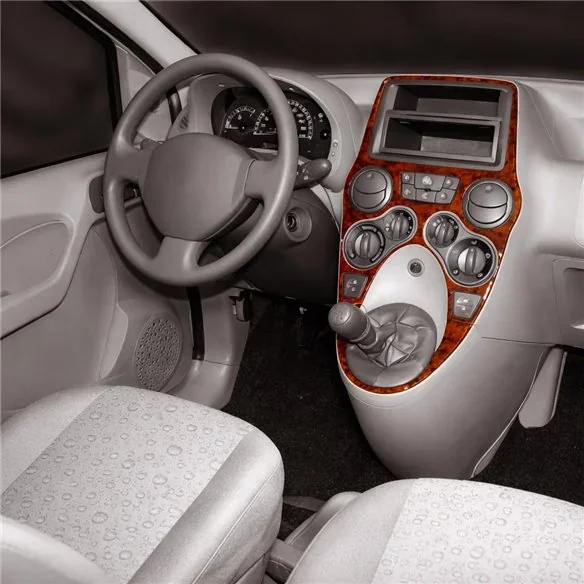 Fiat Panda 2003-2011 kit cruscotto 3D, 10 pezzi