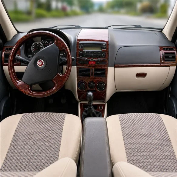 Fiat Albea 2005+ kit cruscotto 3D, 11 pezzi
