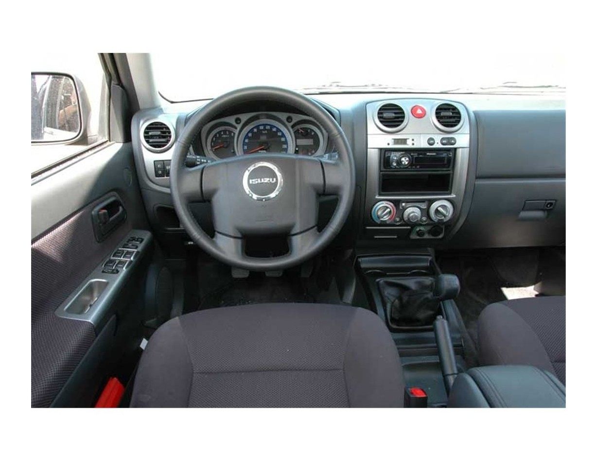 Isuzu D-Max 4X2 - 4X4 01.07 - 12.12 Kit Rivestimento Cruscotto all'interno del veicolo Cruscotti personalizzati 19-Decori