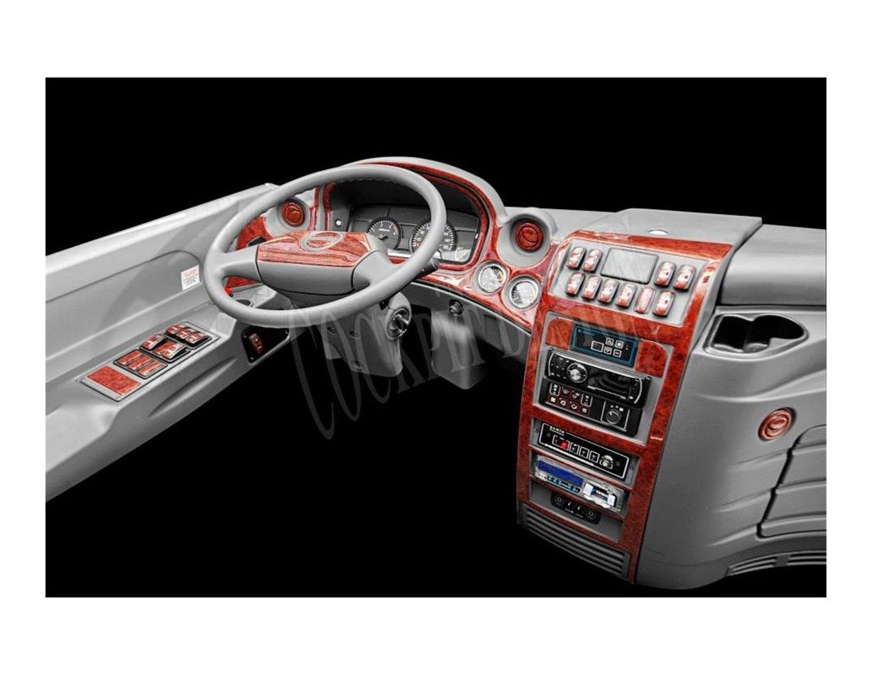 Isuzu Novo 09.09 - 12.11 Kit Rivestimento Cruscotto all'interno del veicolo Cruscotti personalizzati 4-Decori