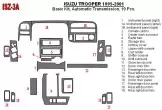 Isuzu Trooper 1995-2002 Basic Set, Automatic Gear Mascherine sagomate per rivestimento cruscotti 
