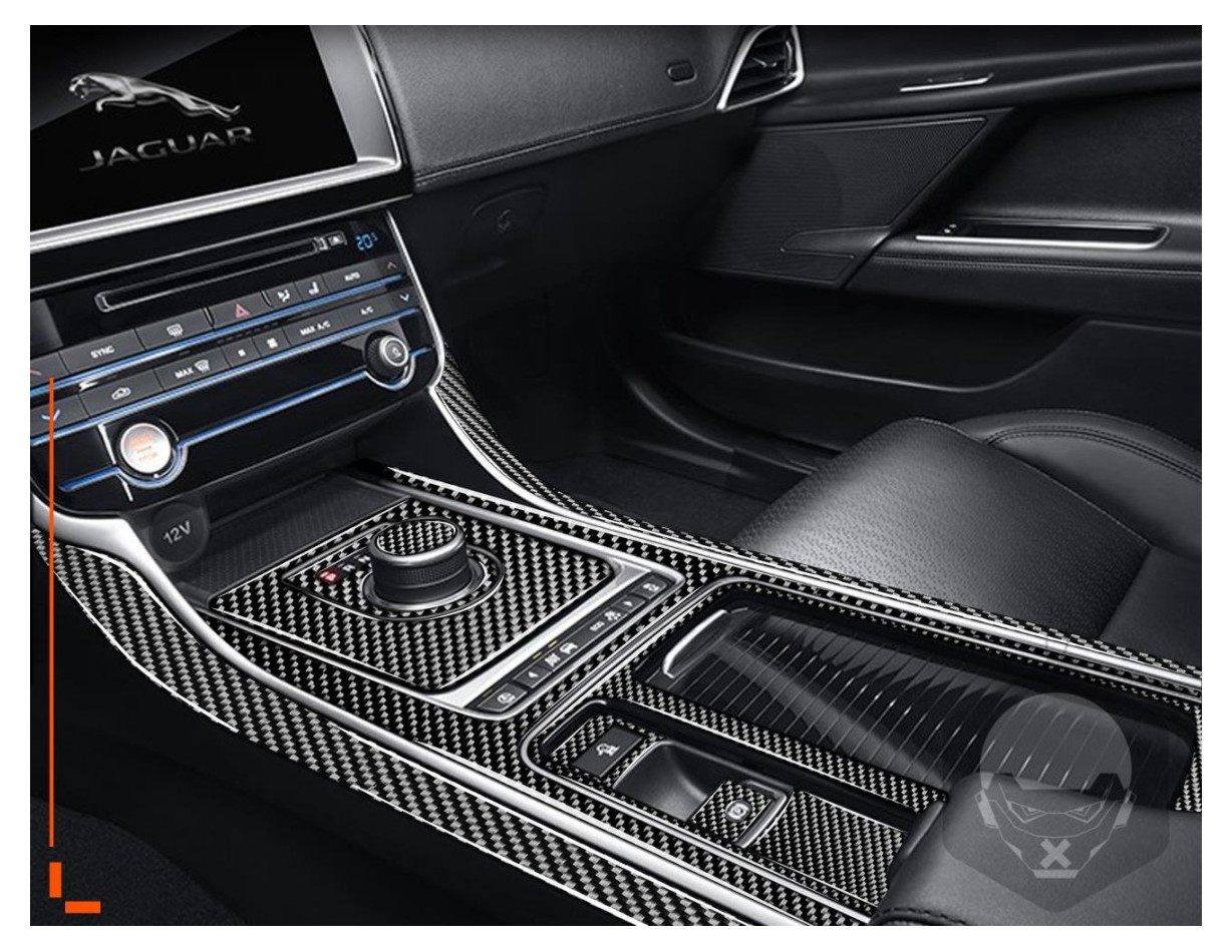 Jaguar F-PACE 2017-UP Full Set Cruscotto Rivestimenti interni 52-pcs