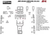 Jeep Grand Cherokee 1999-2002 Basic Mascherine sagomate per rivestimento cruscotti 