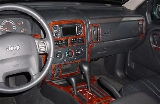 Jeep Grand Cherokee 1999-2002 Full Set Cruscotto BD Rivestimenti interni