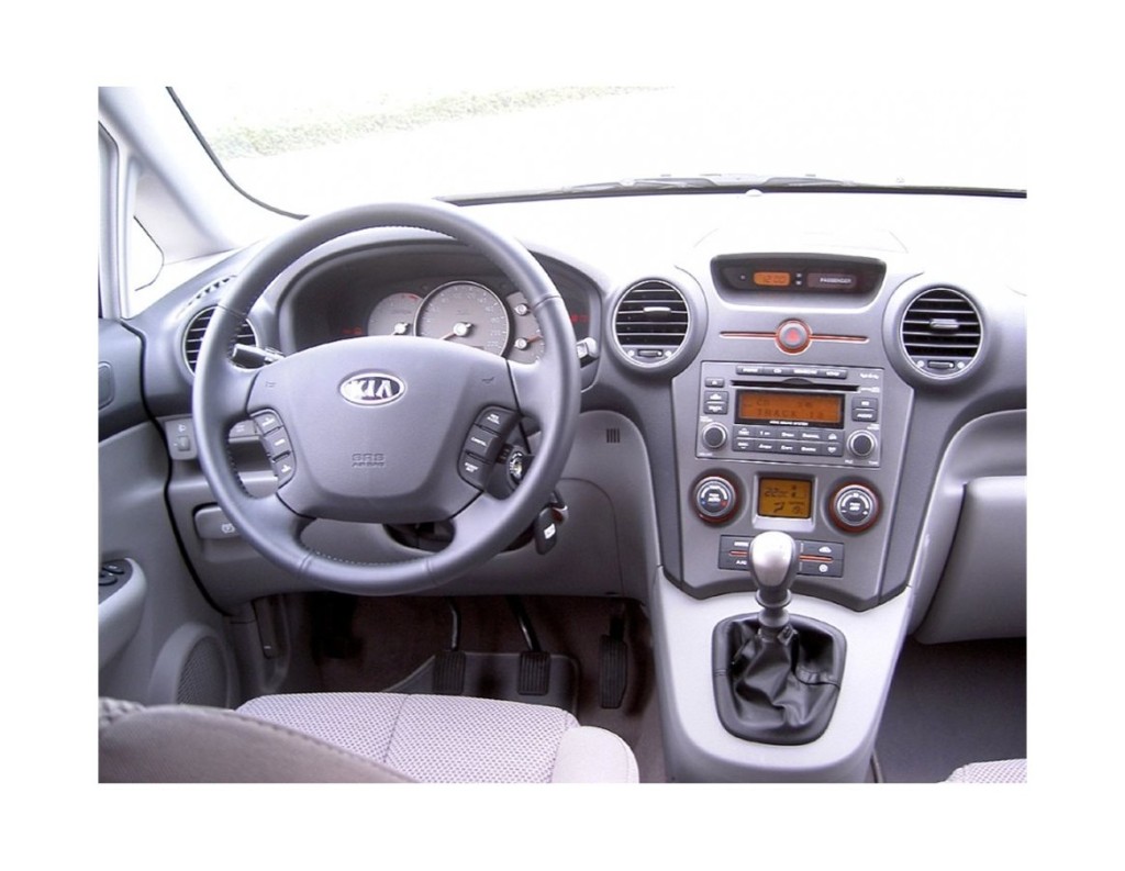 Kia Carens 11.2006 Kit Rivestimento Cruscotto all'interno del veicolo Cruscotti personalizzati 3-Decori
