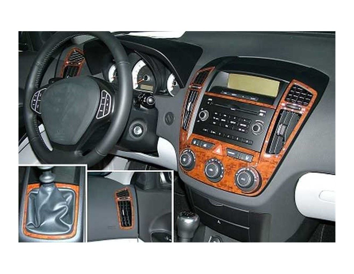 Kia Cee'd 01.2007 Kit Rivestimento Cruscotto all'interno del veicolo Cruscotti personalizzati 8-Decori