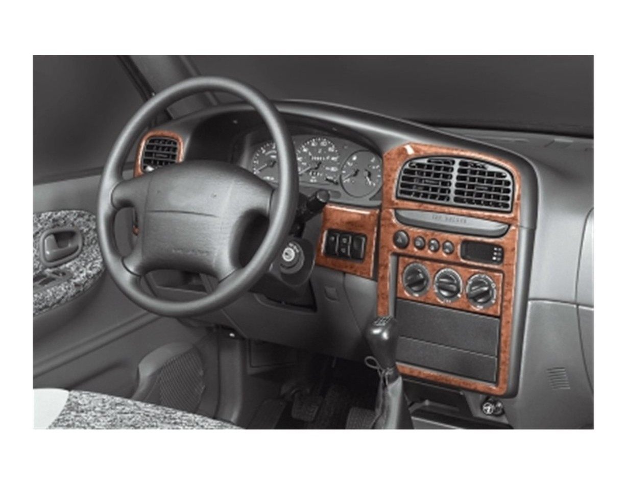 Kia Sportage 09.99 - 05.03 Kit Rivestimento Cruscotto all'interno del veicolo Cruscotti personalizzati 10-Decori