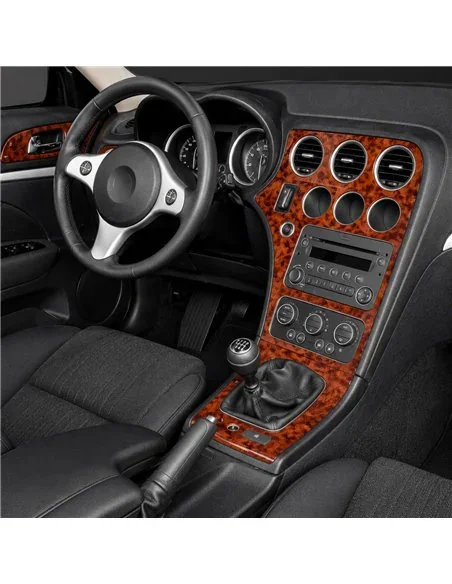 Alfa Romeo Brera 2005-2011 kit cruscotto 3D, 22 pezzi