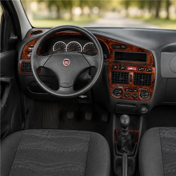 Fiat Palio Weekend 1998-2002 kit cruscotto 3D, 12 pezzi