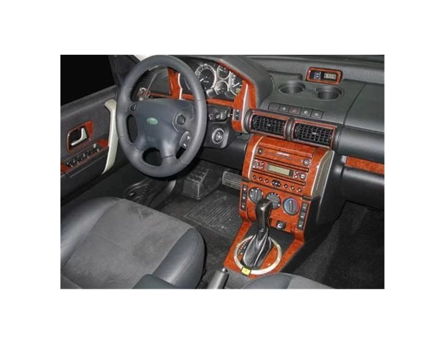 Land Rover Freelander II 01.04 - 12.06 Kit Rivestimento Cruscotto all'interno del veicolo Cruscotti personalizzati 19-Decori