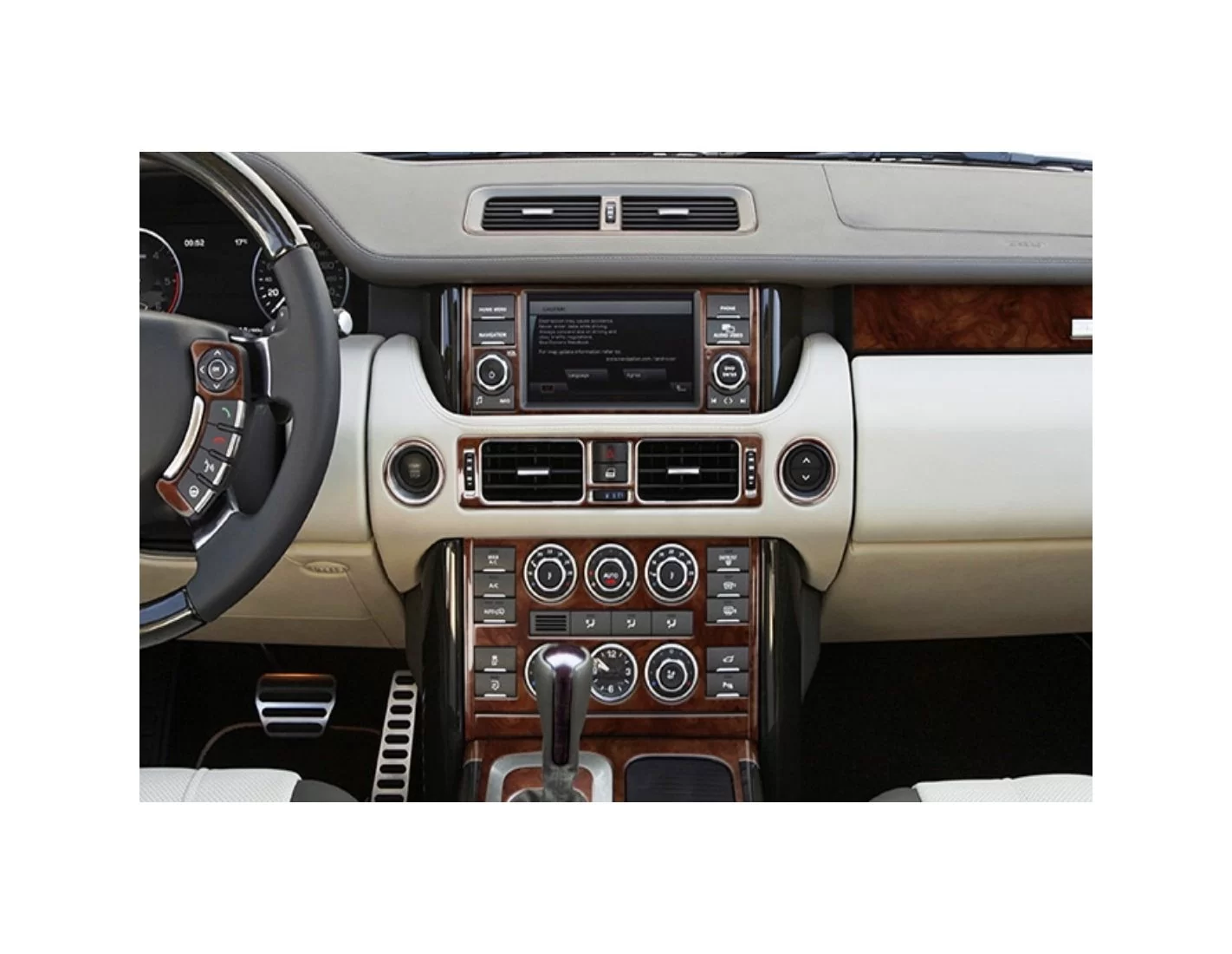 Land Rover Range Rover 2010-2015 Kit Rivestimento Cruscotto all'interno del veicolo Cruscotti personalizzati 29-Decori