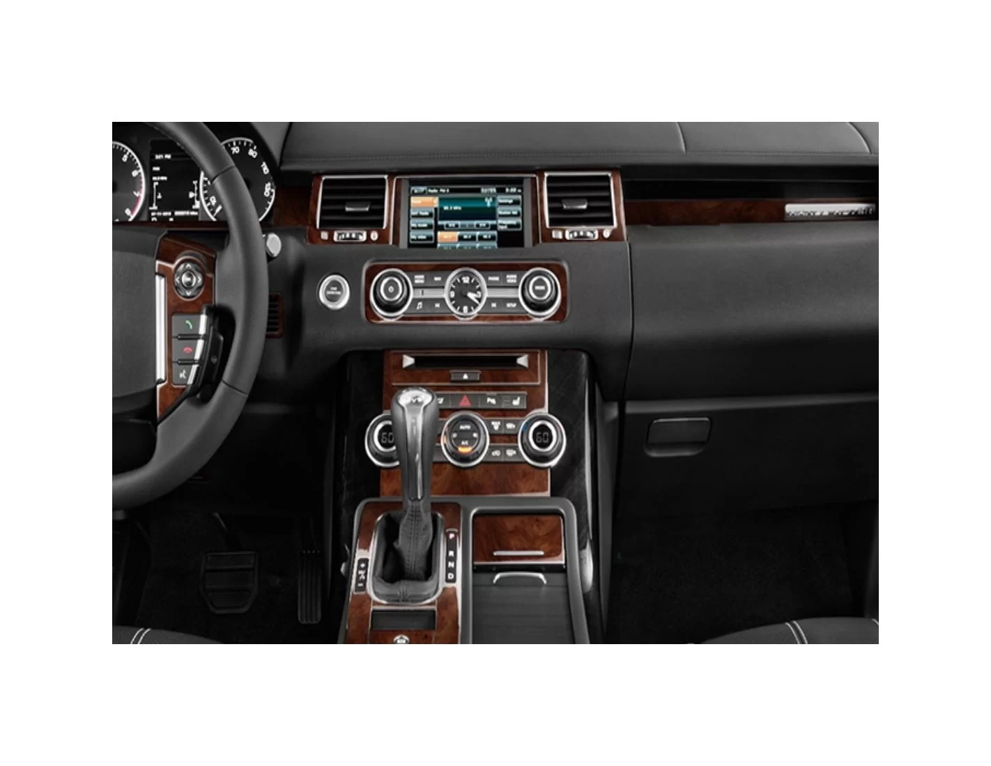 Land Rover Range Rover Sport 2010-2013 Kit Rivestimento Cruscotto all'interno del veicolo Cruscotti personalizzati 30-Decori