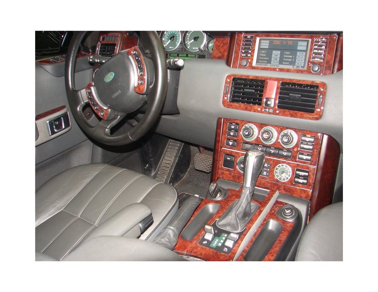Land Roverv Range Rover II 01.02 - 12.06 Kit Rivestimento Cruscotto all'interno del veicolo Cruscotti personalizzati 19-Decori