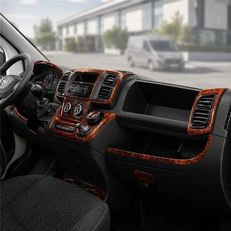 Opel Movano-Nissan Interstar 2002-in poi kit rivestimento cruscotto e interni 3D 6 pezzi