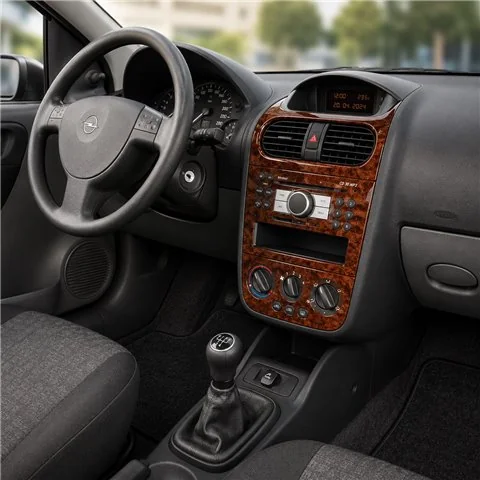 Opel Corsa C – Pick-up 2003-2006 kit rivestimento cruscotto e interni 3D 6 pezzi