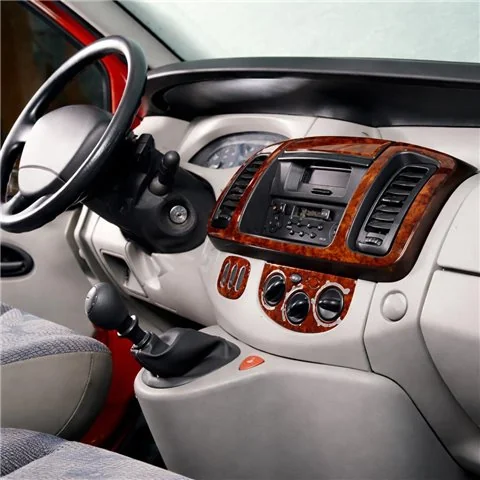 Opel Vivaro 2001-2006 kit rivestimento cruscotto e interni 3D 6 pezzi 2
