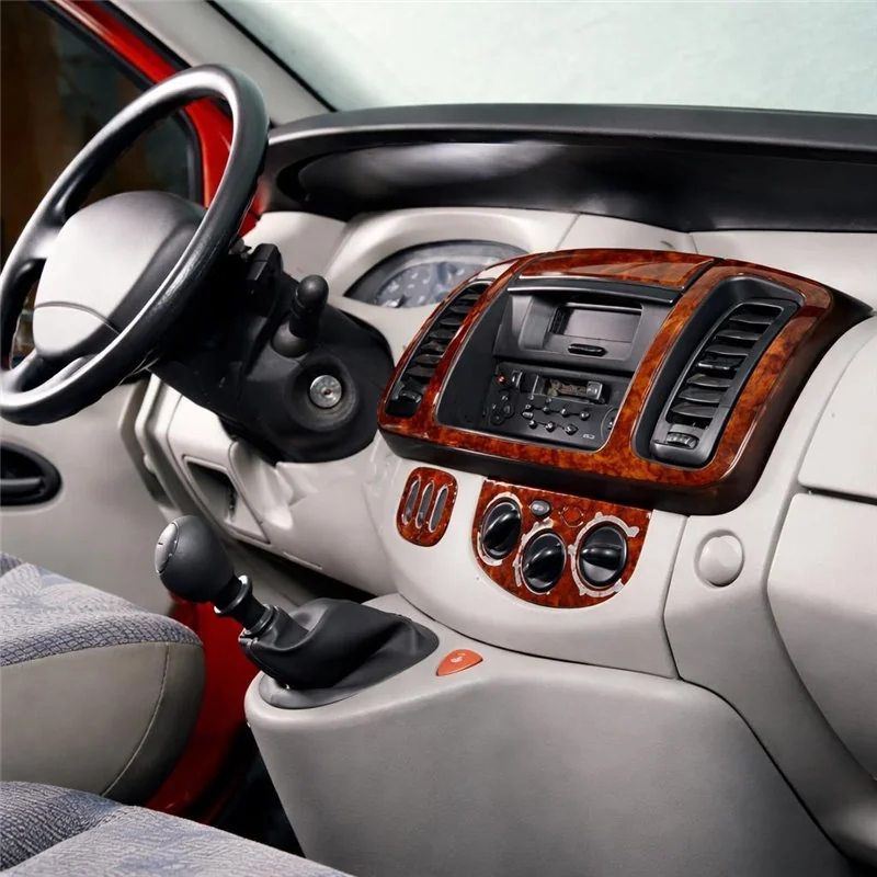 Opel Vivaro 2001-2006 kit rivestimento cruscotto e interni 3D 6 pezzi