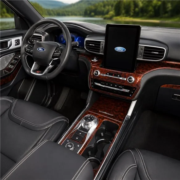 Ford Explorer 2020-2023 kit rivestimento cruscotto e interni 3D 32 pezzi
