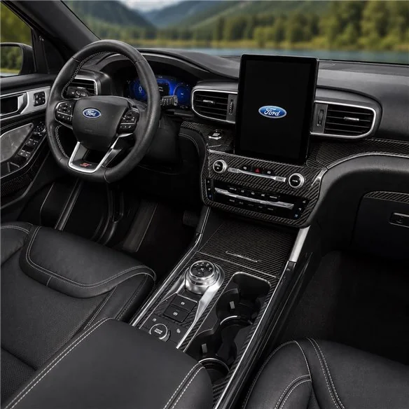 Ford Explorer 2020-2023 kit rivestimento cruscotto e interni 3D 32 pezzi