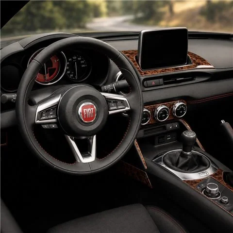 Fiat 124 Spyder 2012-2020 kit cruscotto 3D, 14 pezzi