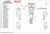 Mazda Mazda3 2010-2013 Full Set, Manual Gear Box Mascherine sagomate per rivestimento cruscotti 