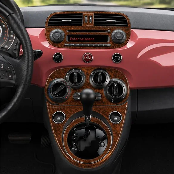 Fiat 500 2012+ set base, Climate-Control, climatizzatore kit cruscotto 3D