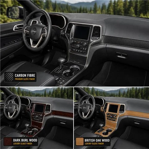 Jeep Grand Cherokee 2011-2020 kit rivestimento cruscotto e interni 3D 20 pezzi