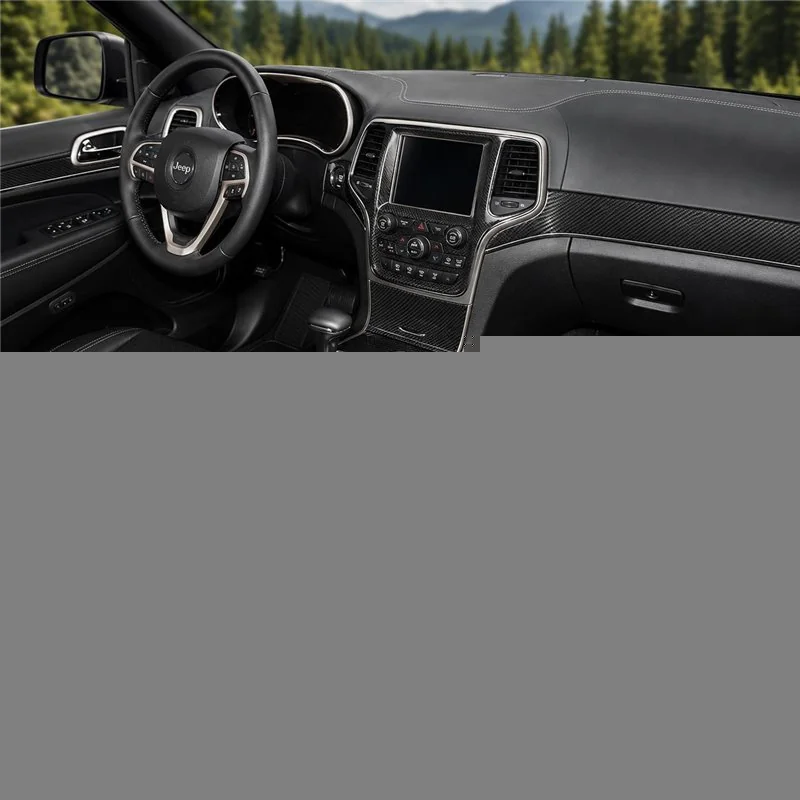 Jeep Grand Cherokee 2011-2020 kit rivestimento cruscotto e interni 3D 11 pezzi