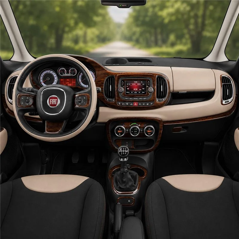 Fiat 500L 2012-2018 kit cruscotto 3D, 39 pezzi