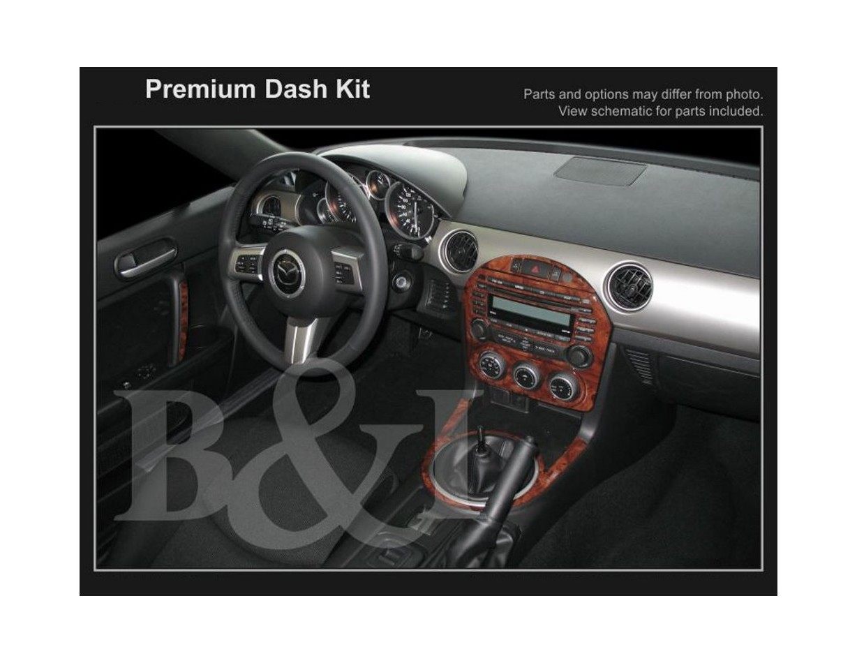 Mazda MX-5 Miata NC Mk3 2009-2015 Kit Rivestimento Cruscotto all'interno del veicolo Cruscotti personalizzati 40-Decori