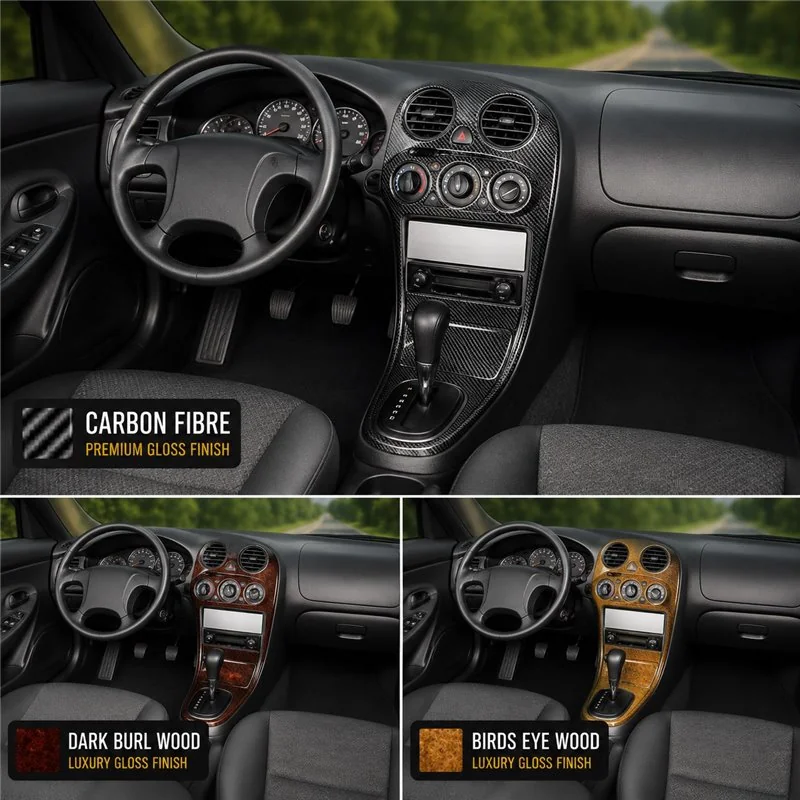 Hyundai Tiburon 1997-1999 set completo kit rivestimento cruscotto e interni 3D 10 pezzi