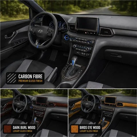 Hyundai Veloster 2019-2022 Basic Set kit rivestimento cruscotto e interni 3D