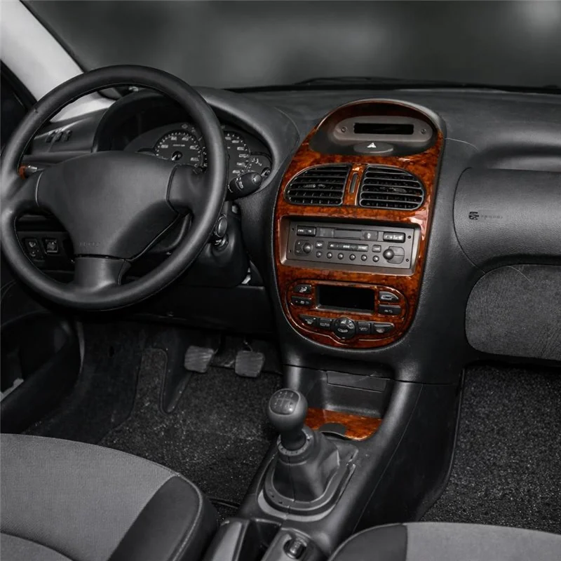 Peugeot 206 1998-2001 kit cruscotto 3D, 8 pezzi