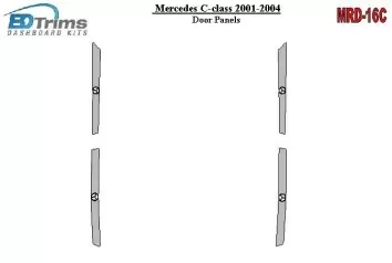 Mercedes Benz C Class 2001-2004 Door panels Cruscotto BD Rivestimenti interni
