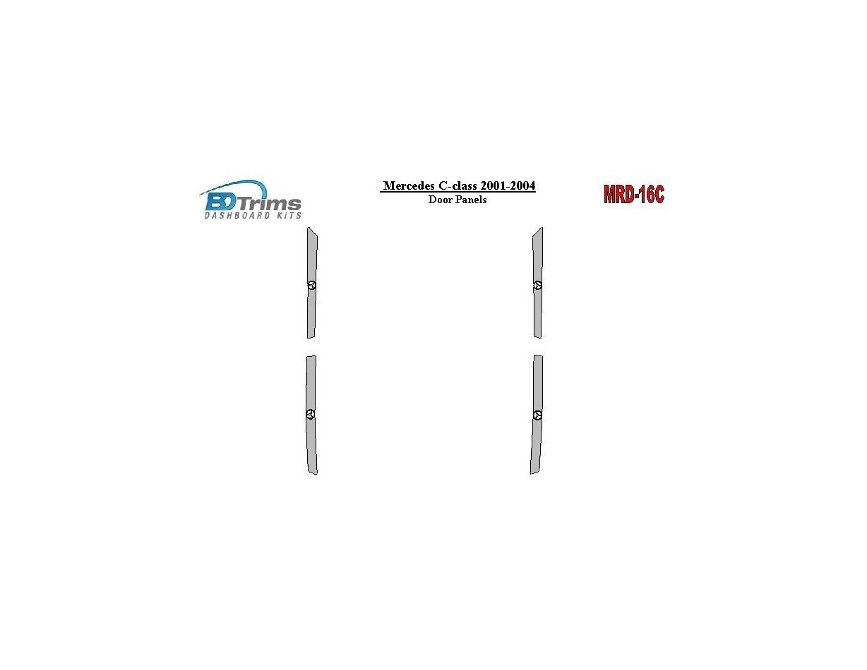 Mercedes Benz C Class 2001-2004 Door panels Cruscotto BD Rivestimenti interni