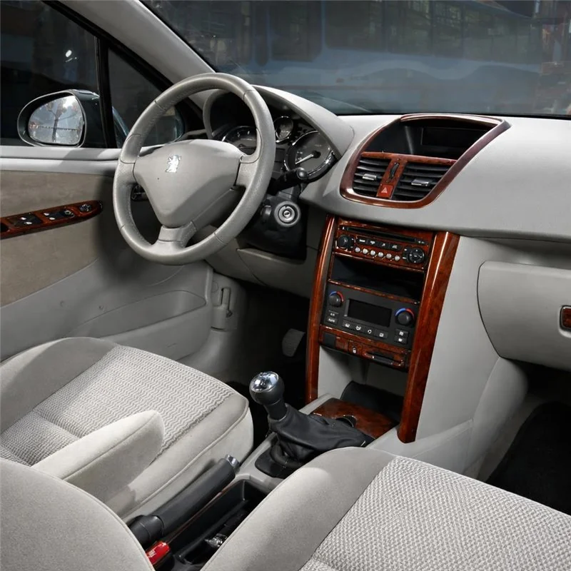Peugeot 207 2007+ kit cruscotto 3D, 17 pezzi