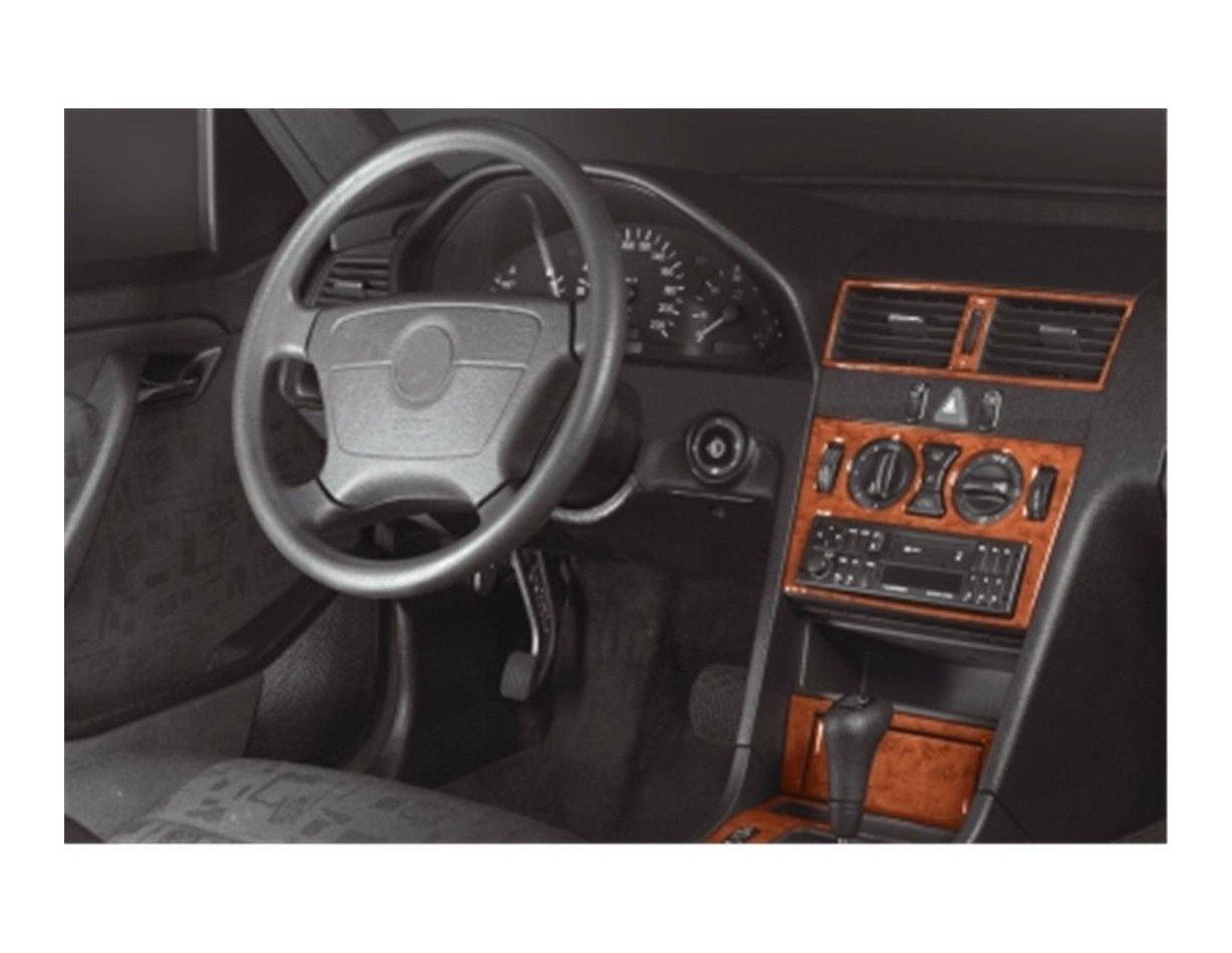 Mercedes C-Class W202 09.95 - 05.97 Kit Rivestimento Cruscotto all'interno del veicolo Cruscotti personalizzati 12-Decori