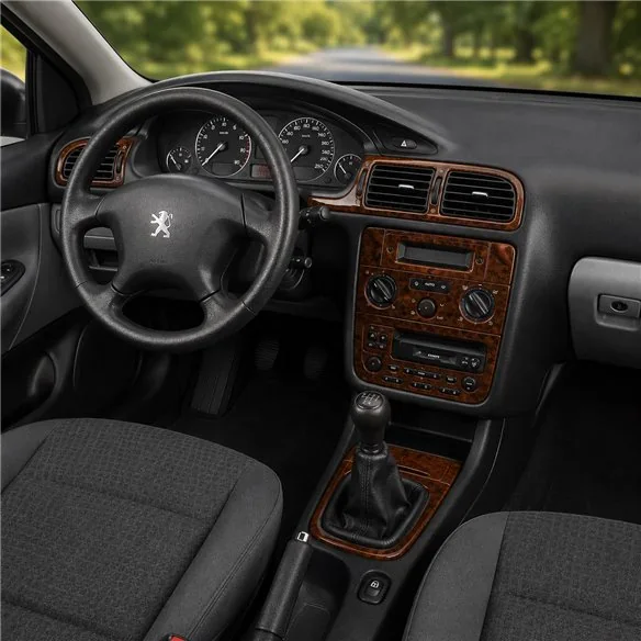 Peugeot 406 1999-2005 kit cruscotto 3D, 13 pezzi