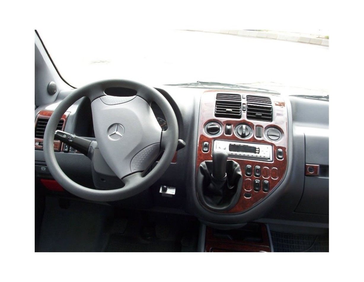 Mercedes Vito W638 V-Klasse 03.99 - 01.04 Kit Rivestimento Cruscotto all'interno del veicolo Cruscotti personalizzati 39-Decori
